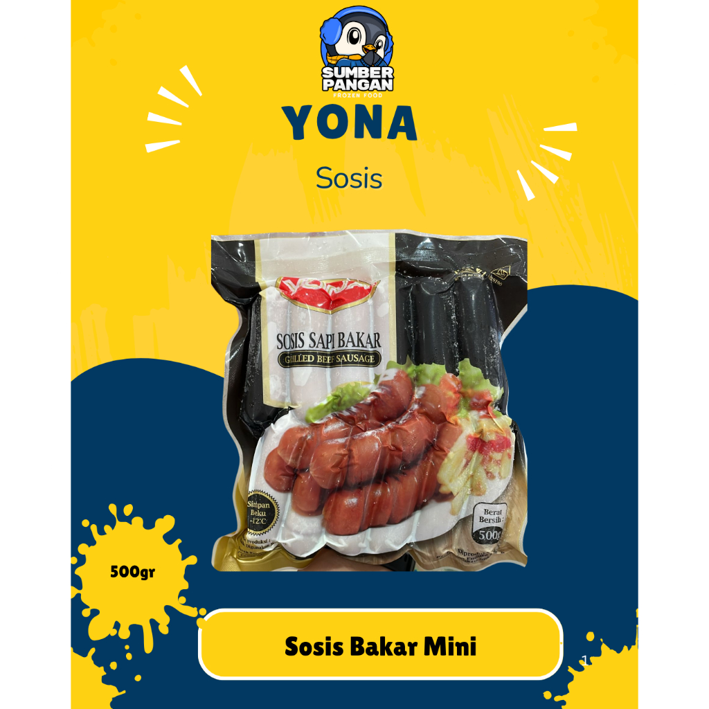 

Yona Sosis Bakar Jumbo&Mini 500gr