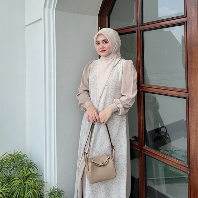 NNfashion Khansa Dress Couple Anak Gamis Muslimah-5