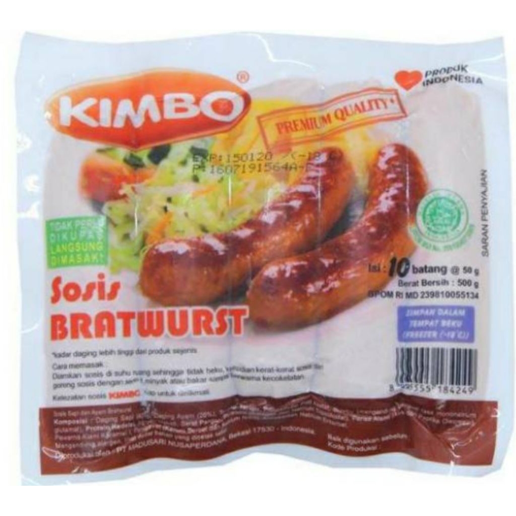 

KIMBO Mini Bratwurst Original 10pcs 500gr
