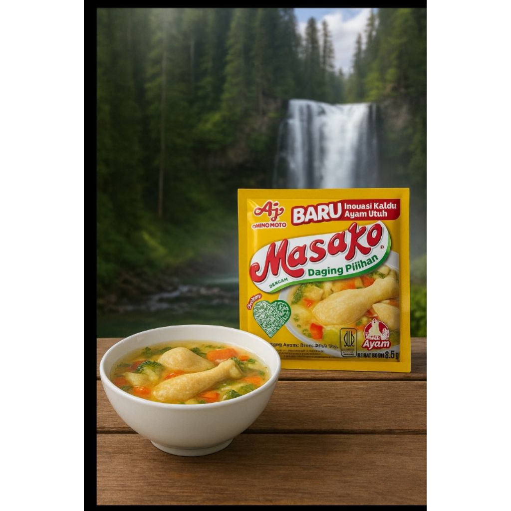 

Masako Ayam Kaldu Penyedap [12 sachet/renceng]