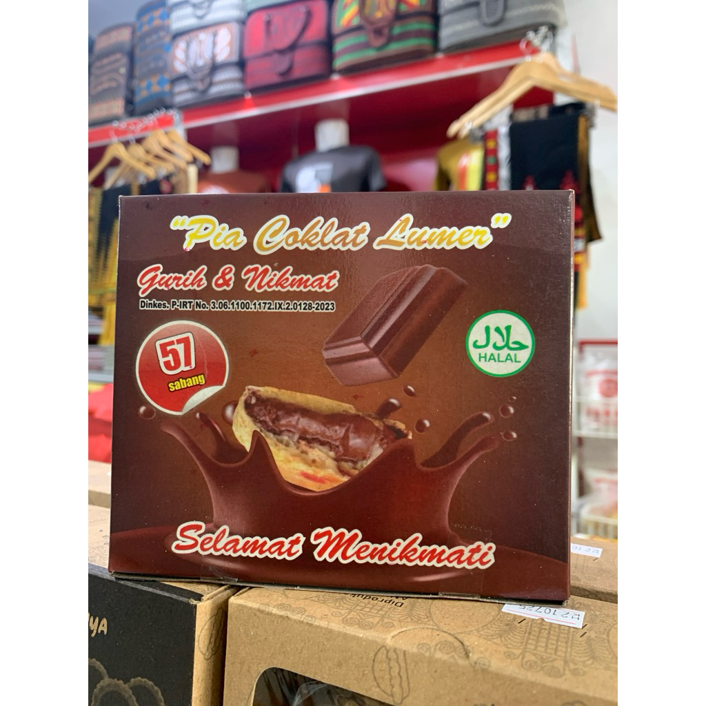 

kue pia coklat lumer