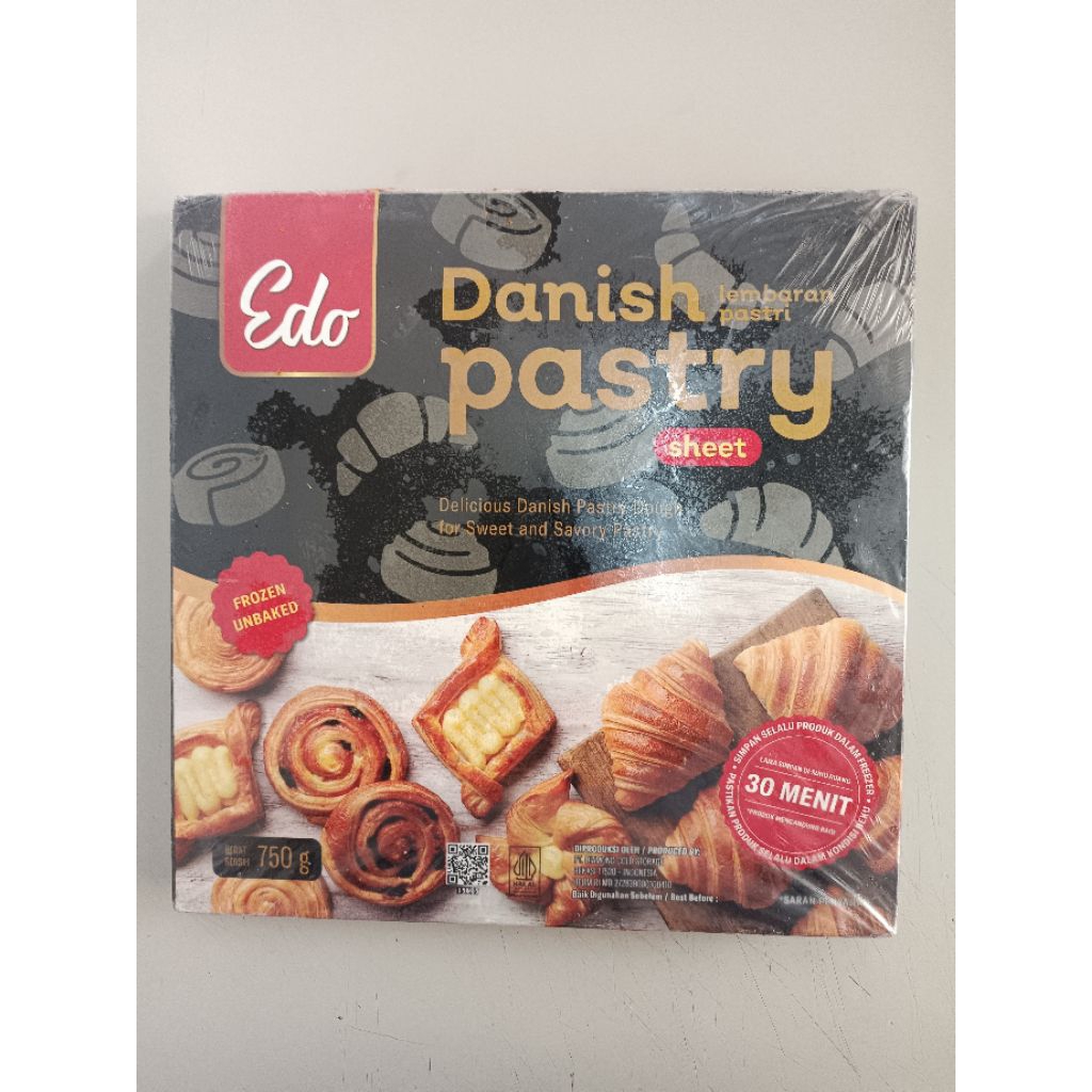

DANISH PASTRY/KULIT PASTRY EDO 750GRAM