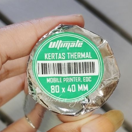 

KERTAS THERMAL MOBILE PRINTER EDC 80 x 40mm ultimate