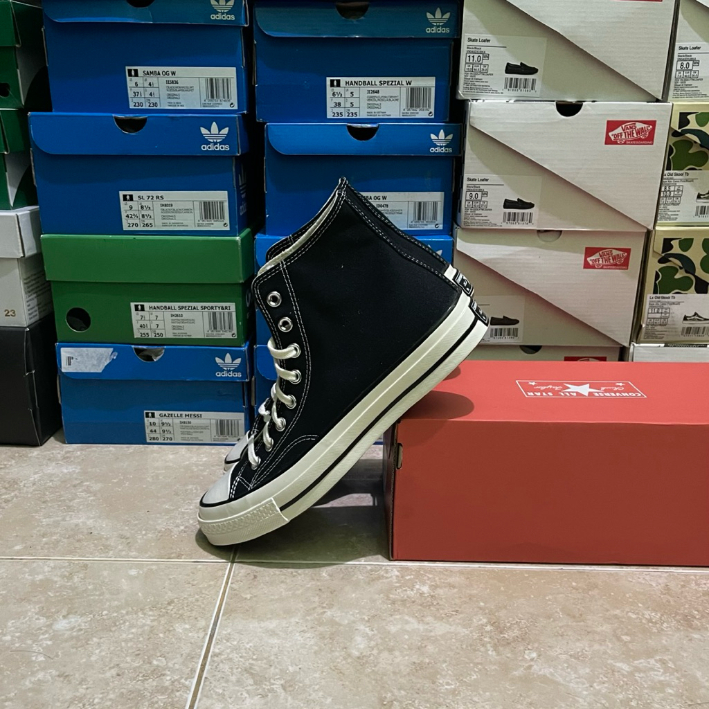 Converse chuck 70s hi black white egret (Resmi PT MAP)