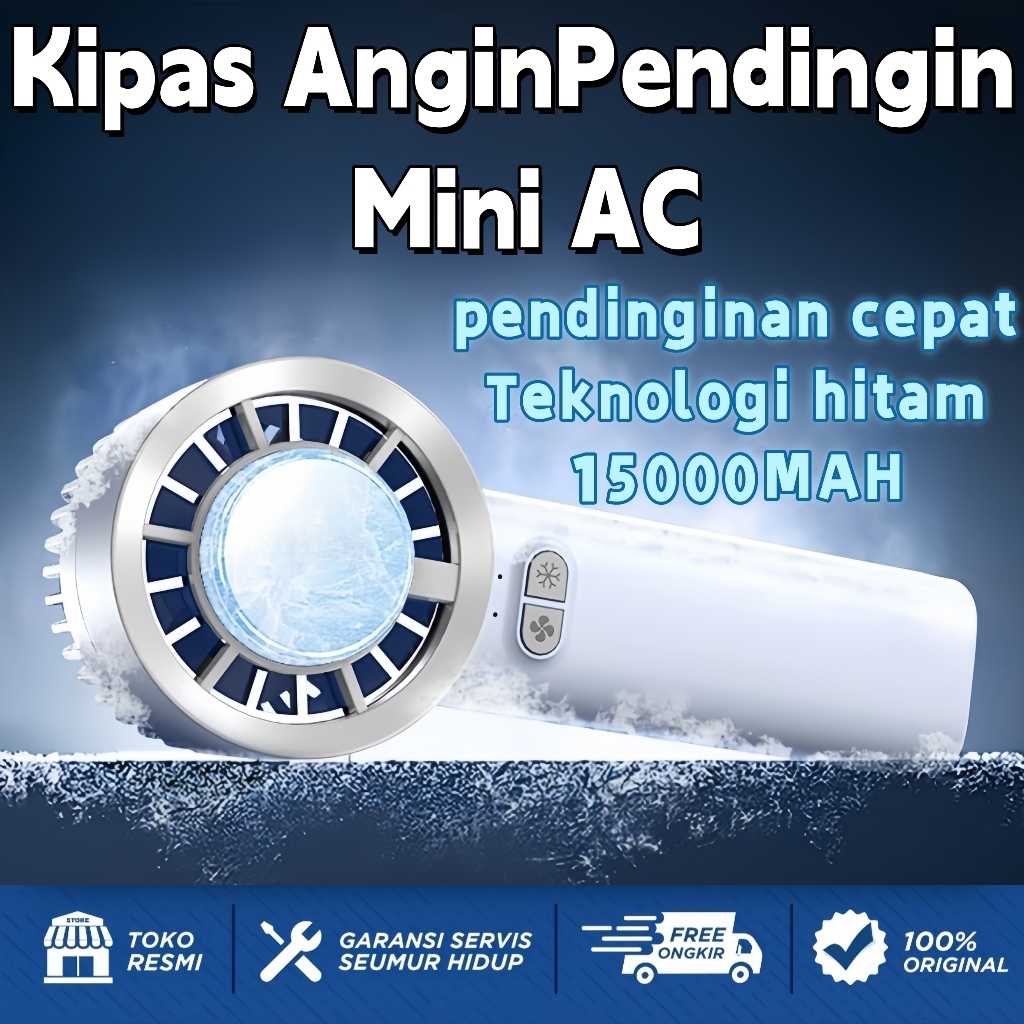 COD Kipas angin portable kipas pendingin kipas angin mini Kipas AC /kipas mini/15000MAH Kipas /Angin