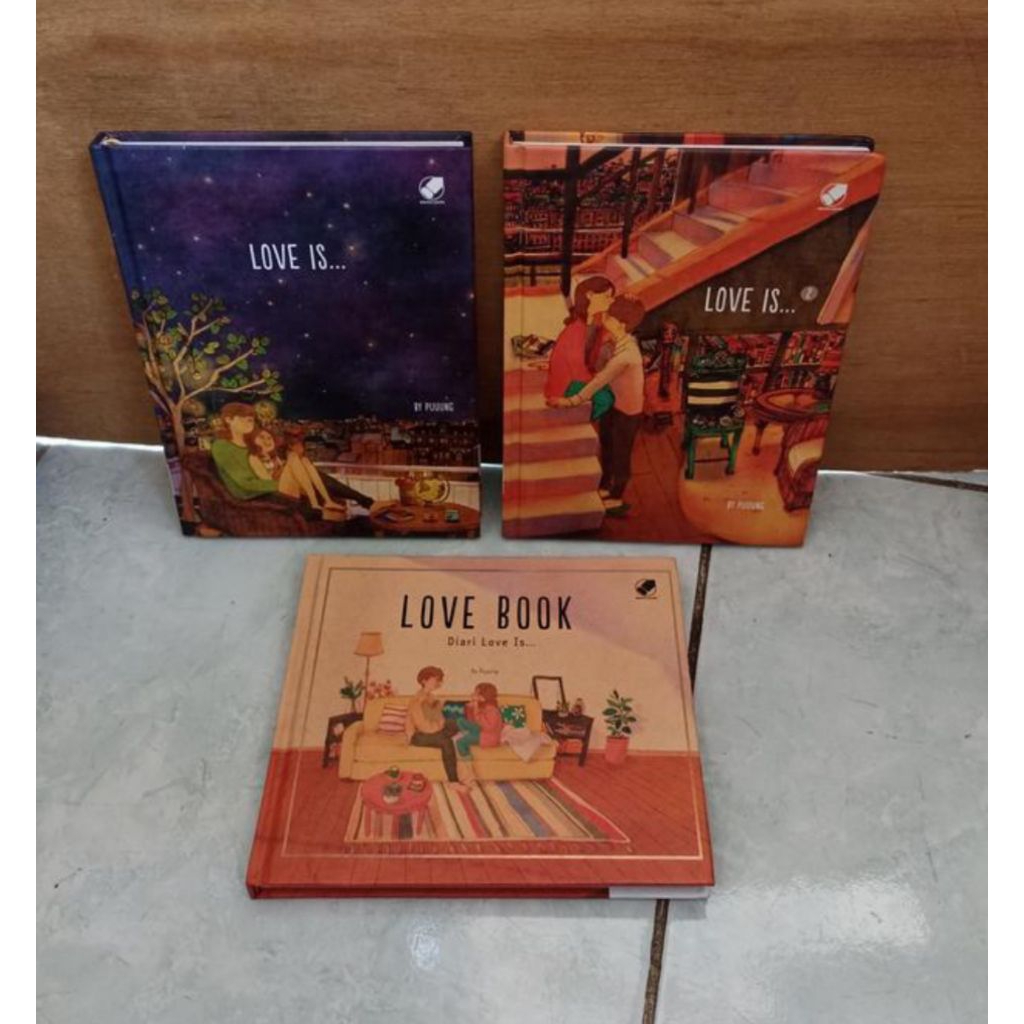 Love Is - Love Book ( 3 Buku ) Sepaket : Puuung - Buku Original