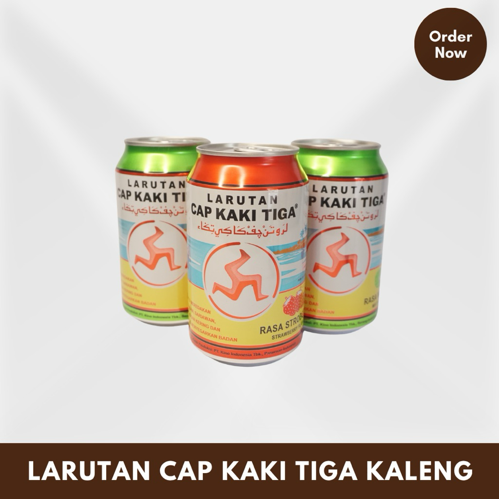 

LARUTAN CAP KAKI TIGA KALENG