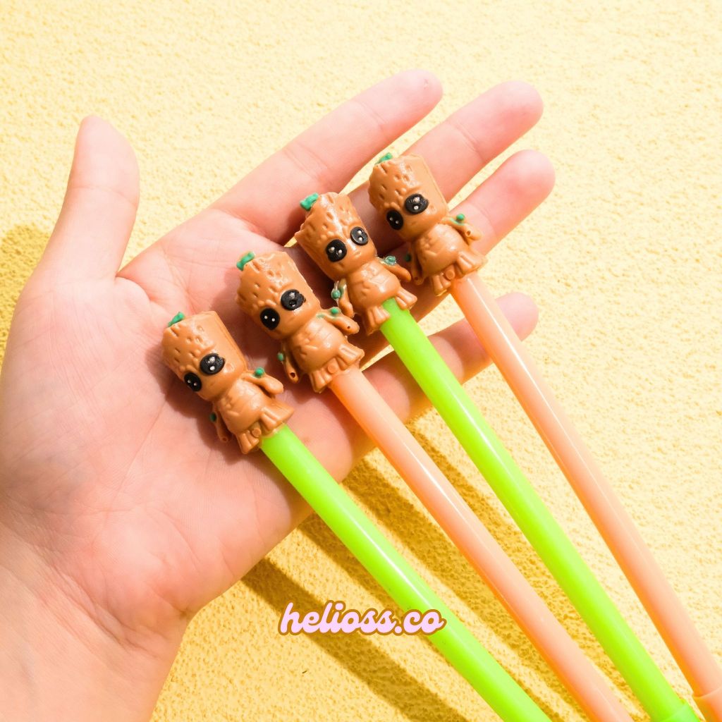 

PULPEN GEL BABY GROOT POHON LUCU CUTE pulpen tinta hitam gel boneka karakter GROOT TERMURAH ALAT TULIS SEKOLAH ANAK CUTE HELIOSS.CO