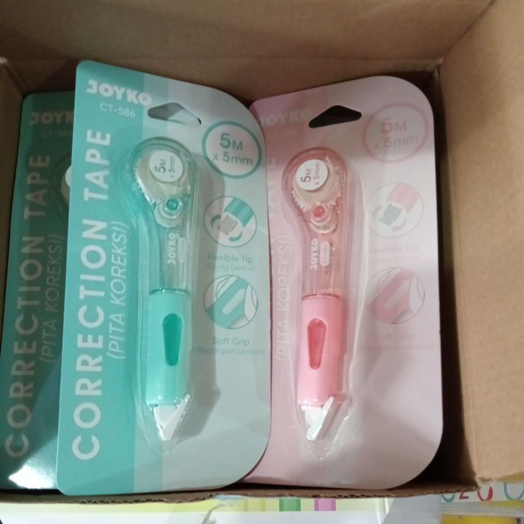 

TIPEX KERTAS JOYKO 5M CT586 PER PAK ISI 12