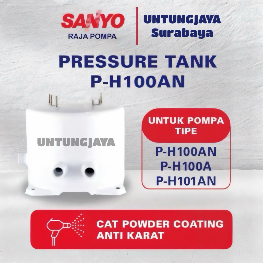 TABUNG POMPA SANYO ORIGINAL PH 100 // SANYO PRESSURE TANK PH100 ORIGINAL // JUAL SPAREPART SANYO ASL