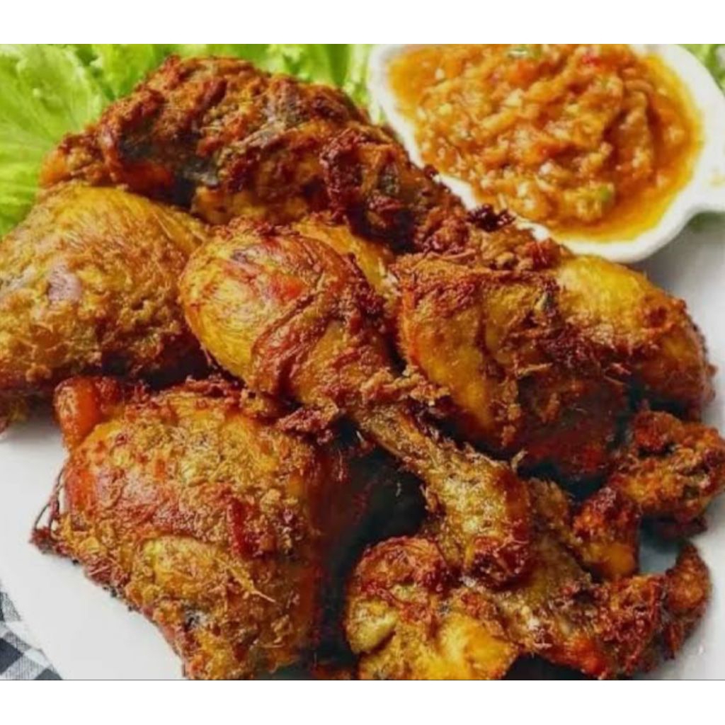 

ayam paha boiler ungkep bumbu kuning + sambel