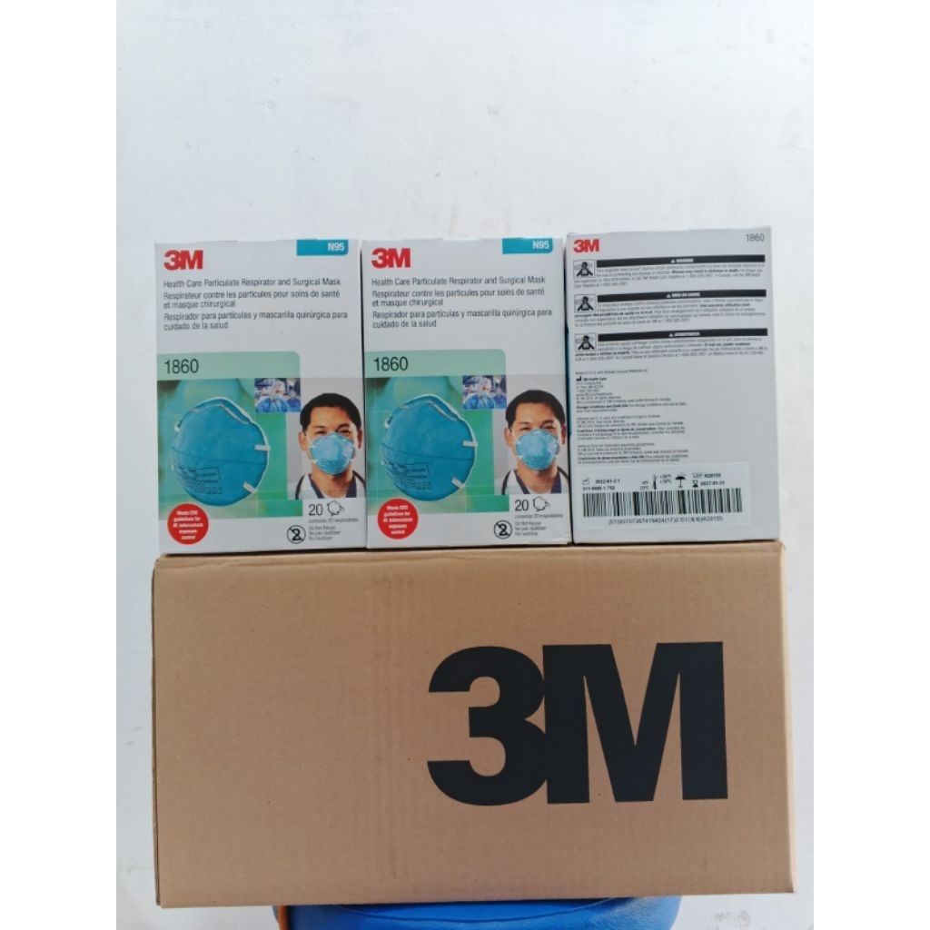 NEW Masker Medis 3M N95 1860 RBU