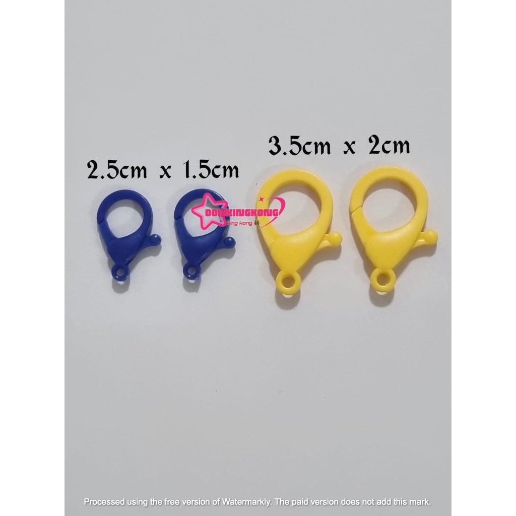 KAITAN KOKOT UDANG PLASTIK 35MM ,25MM, 20 MM / PCS