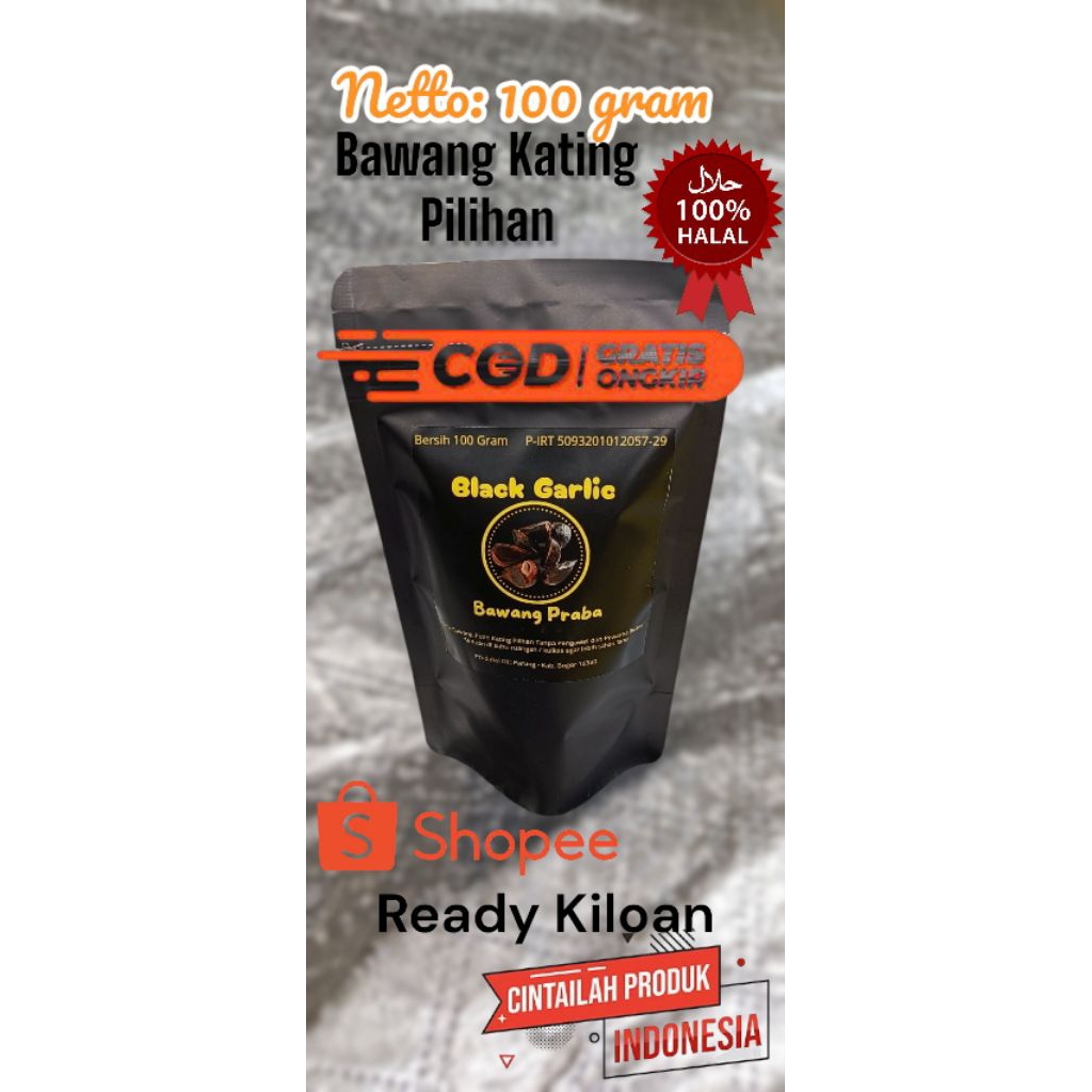 

BLACK GARLIC BAWANG HITAM KATING