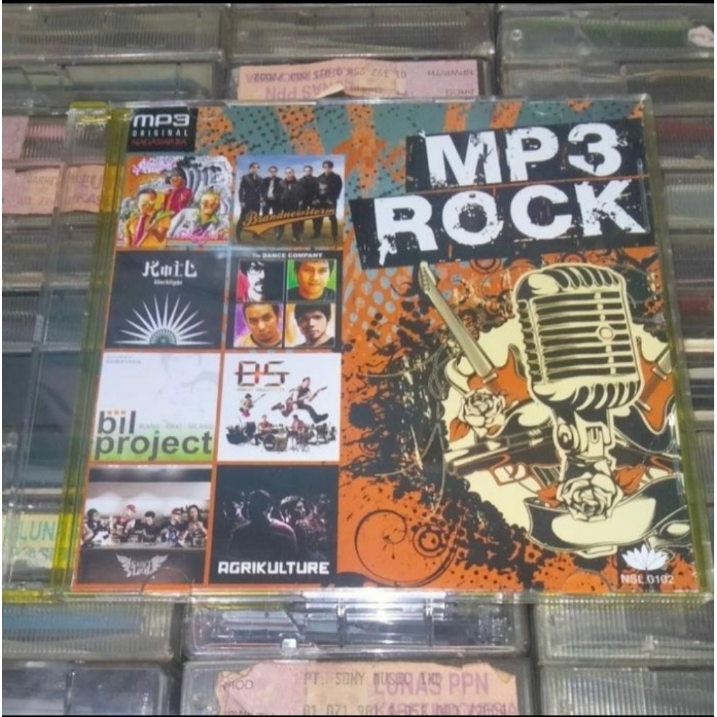 Kaset CD MP3 ROCK Original