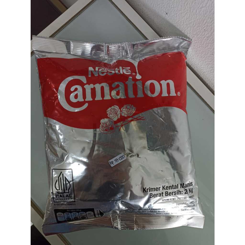 

KENTAL MANIS CARNATION/SUSU KRIMER KENTAL MANIS POUCH 2 KG/HALAL/BPOM