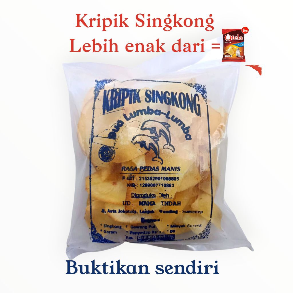 

kripik singkong enak renyah lebih enak dari Qtela
