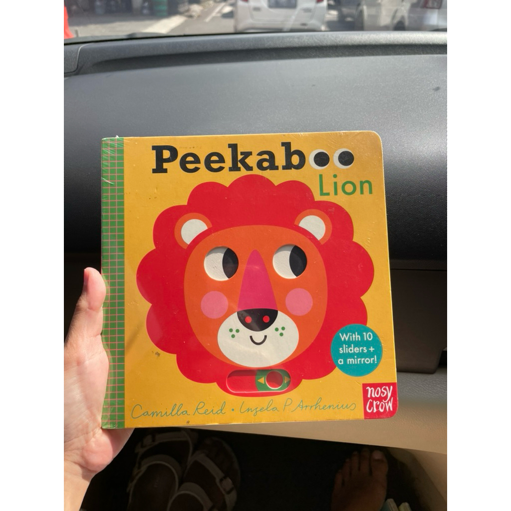 

Peekaboo lion nosy crow