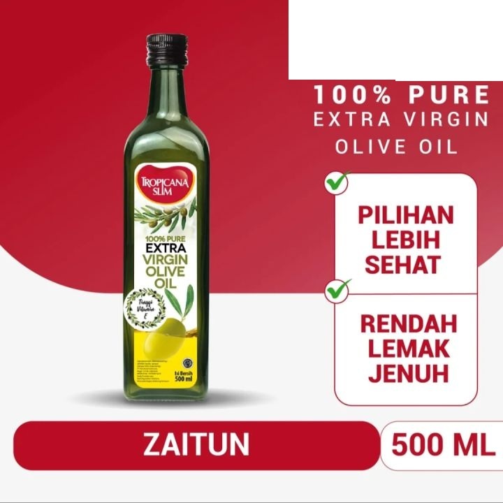 

Tropicana Slim Extra Virgin Olive Oil 500 Ml / Extra Virgin Olive Oil