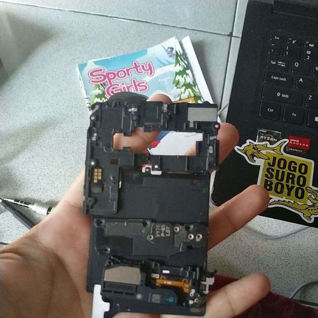 NFC Samsung Galaxy S10PLUS Minus, Bonus Buzzer tulang putus