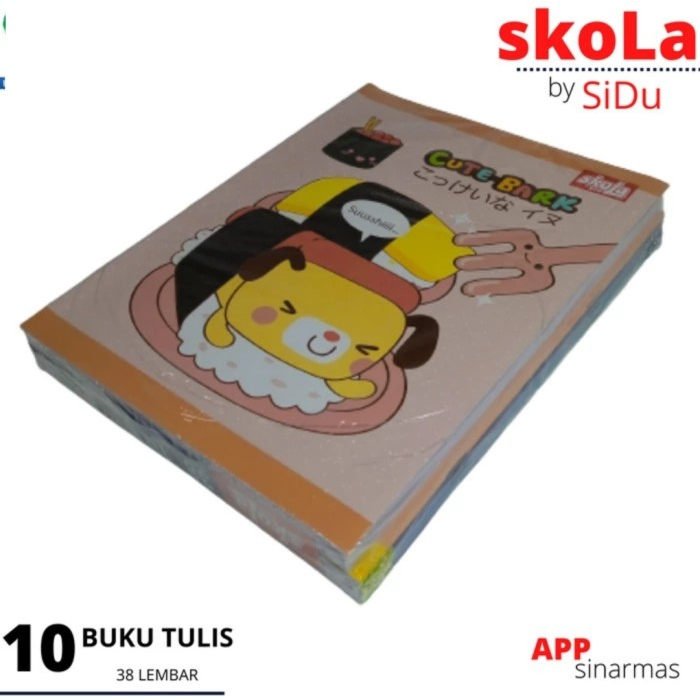 

Buku Tulis SKOLA by SIDU 38 lbr / Buku Tulis