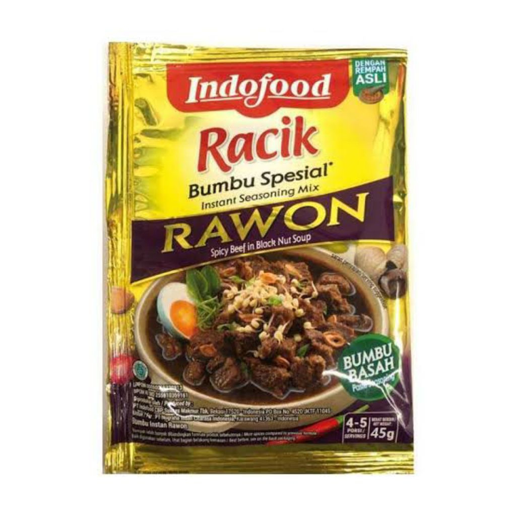 

INDOFOOD RACIK BUMBU SPECIAL RAWON 50 GR - Berkahprempah