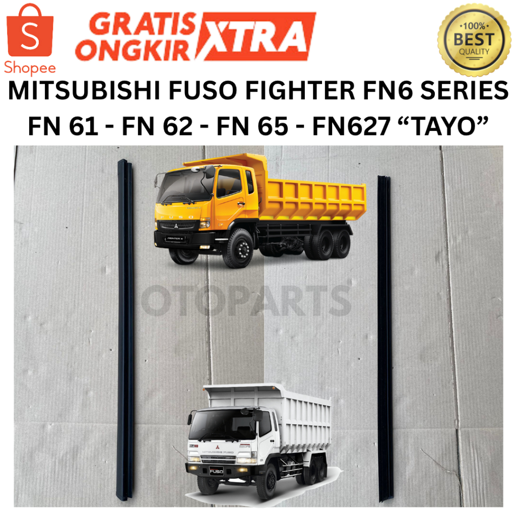 KARET PELIPIS PELIPIT PINTU DOOR WEATHERSTRIP LUAR FUSO FIGHTER X FN 61 FN62 TAYO 250PS FN627