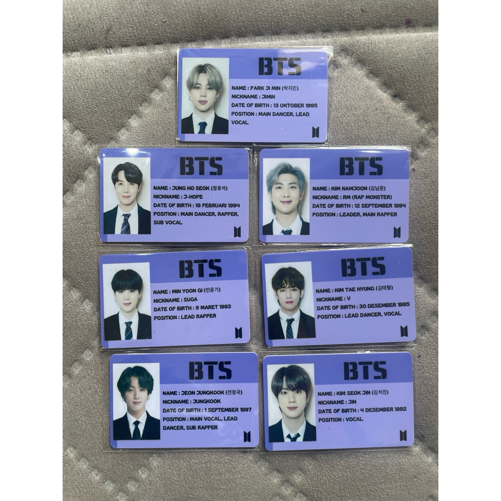 

ID CARD BTS