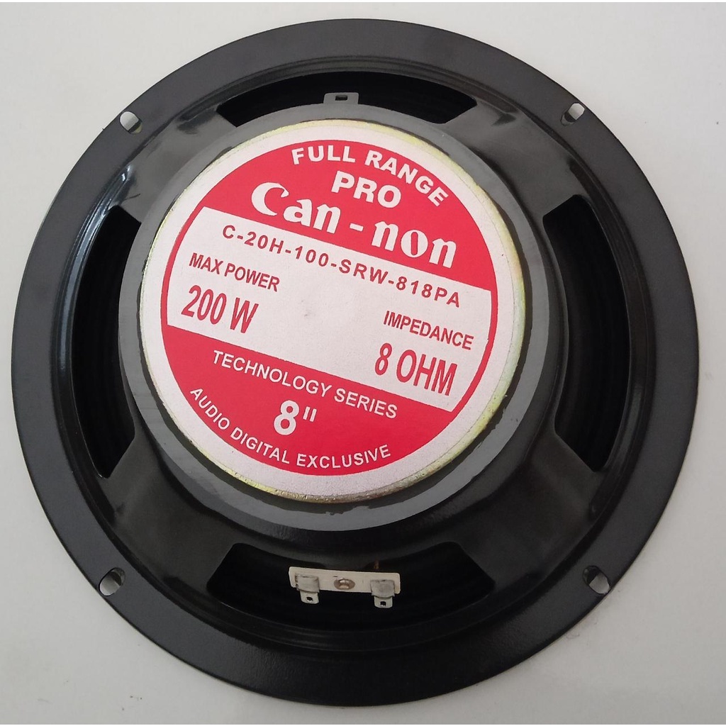Speaker Spiker Canon Pro 8 inch Full range PA 200W 8 0hm