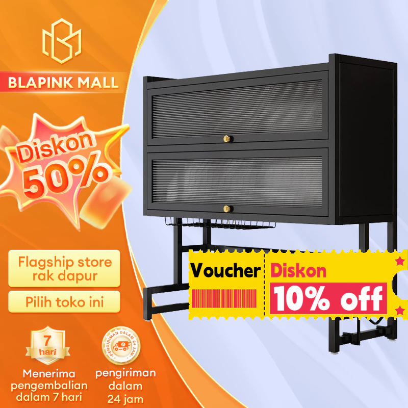 Mischa 2 Susun Rak Piring Wastafel Dengan Kabinet Rak Wastafel Cuci Piring Rak Piring Stainless
