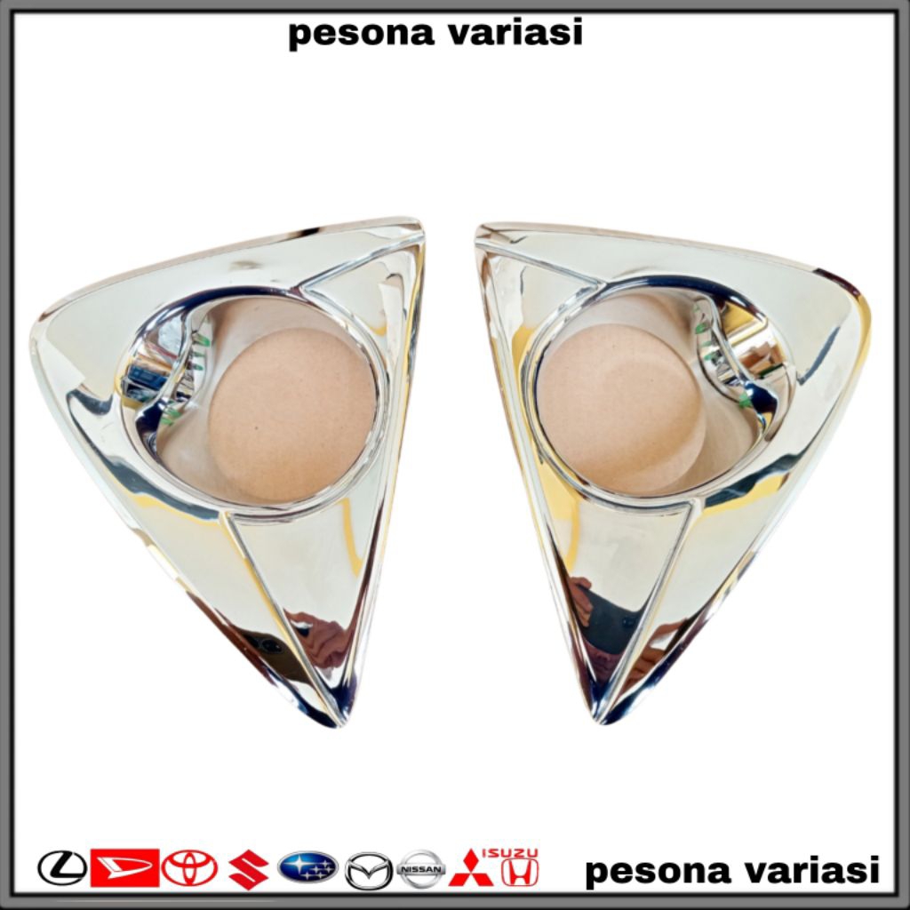 GARNISH FOGLAMP AGYA LAMA CHROME COVER FOGLAMP AGYA LAMA CHROME
