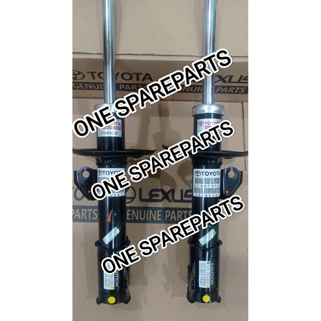 shockbreaker Toyota Yaris bakpao depan asli original