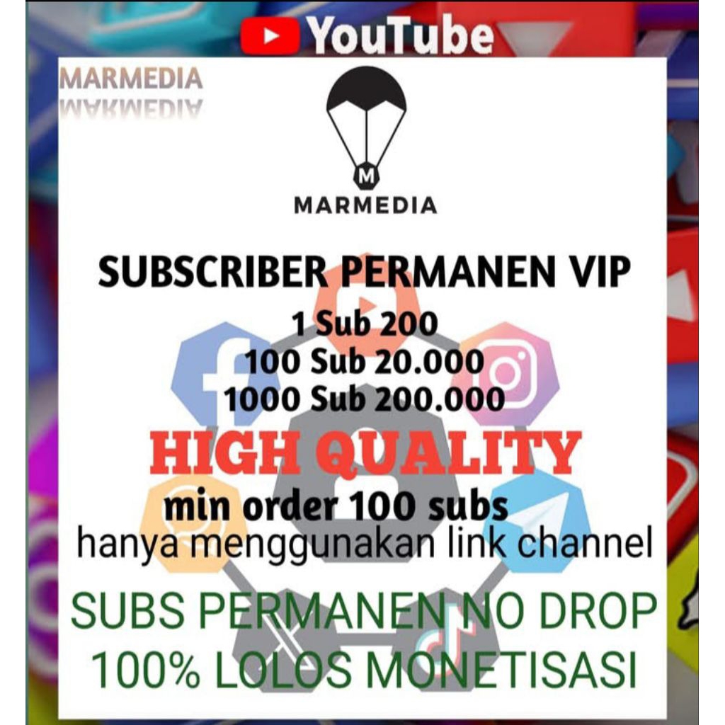 Subscriber YouTube termurah