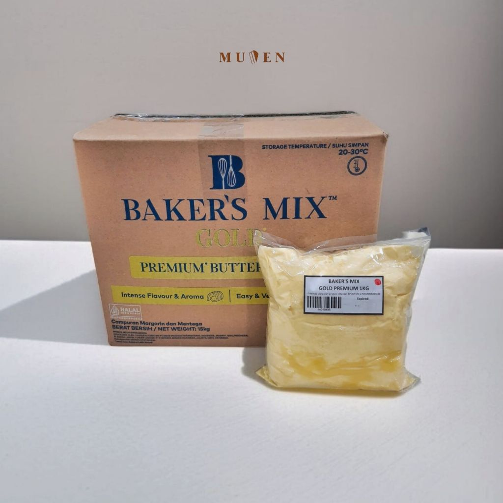

BAKERS MIX BUTTER GOLD PREMIUM 1 KG