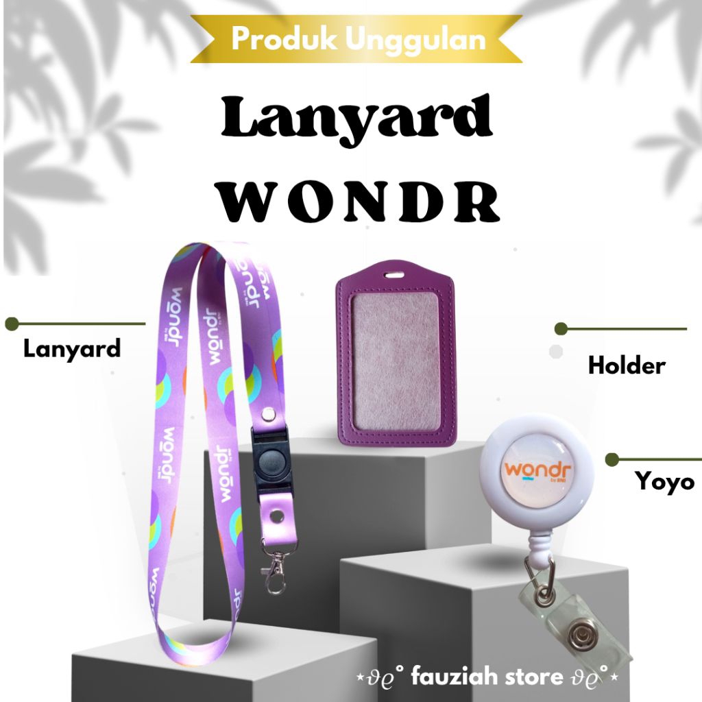 

READY! TALI ID CARD WONDR BY BNI / LANYARD WONDR BY BNI TERMURAH!!!