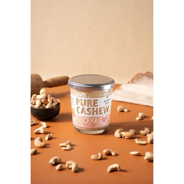 

Loofit Peanut Butter / Selai Kacang Pure Cashew 240g Tanpa Gula Tambahan Lembut Creamy & Organik