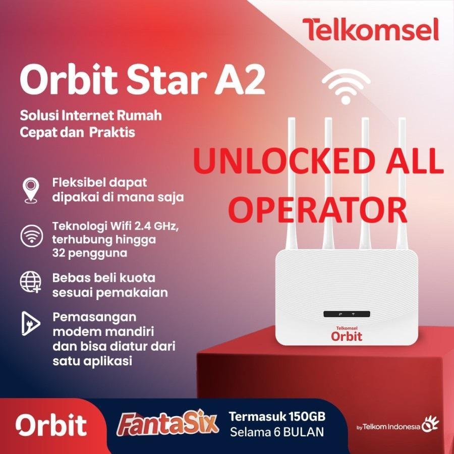 Telkomsel Orbit Modem Orbit Star H2 Huawei B320 Unlock All Operator Garansi Resmi