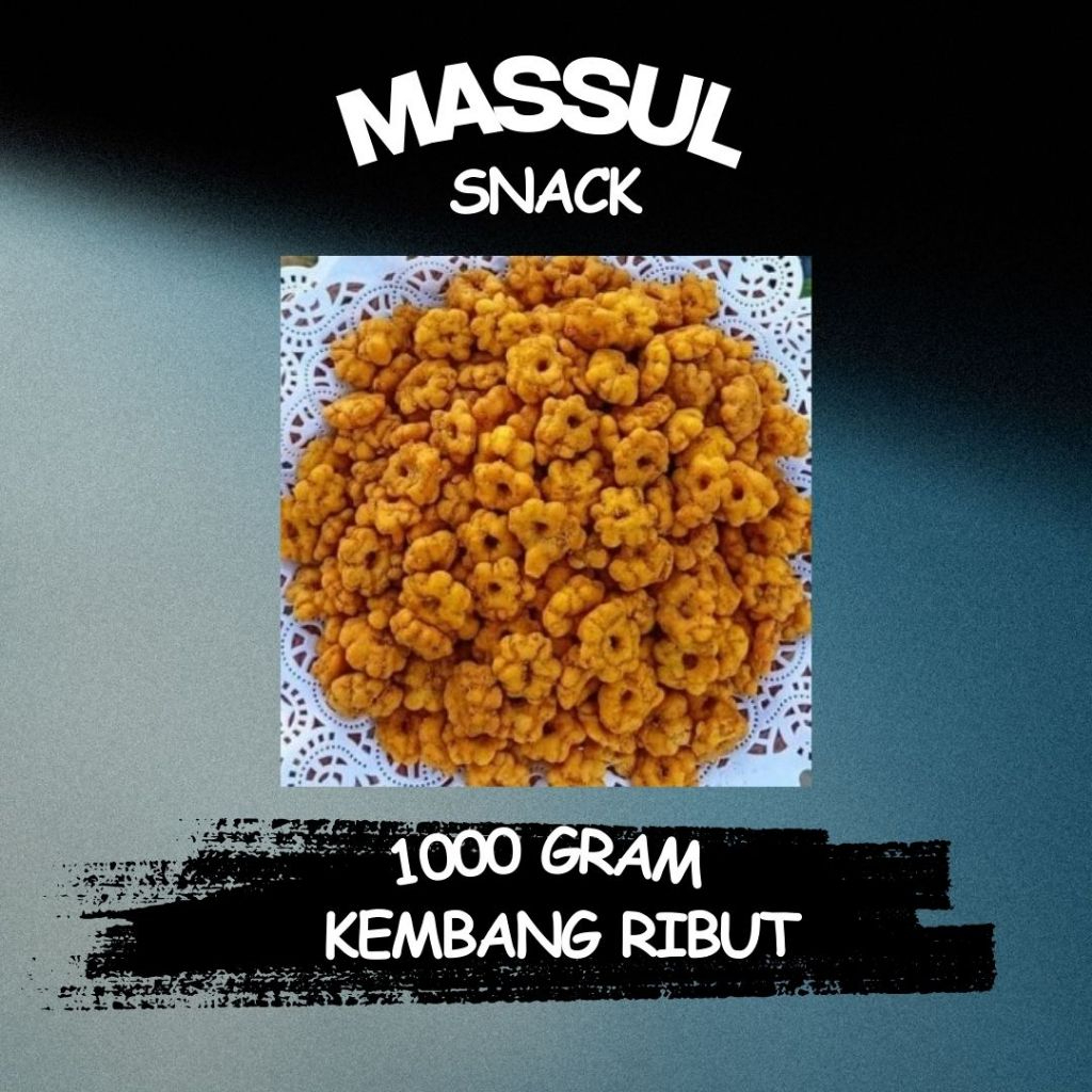 

[1000 gram] Kembang Ribut Bunga Sakura Ajisan Snack
