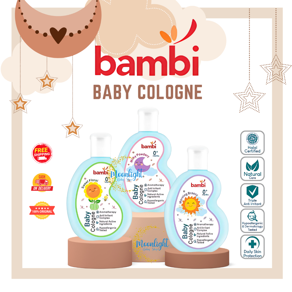 BAMBI Baby Cologne 100ml - Parfum Anak Bayi