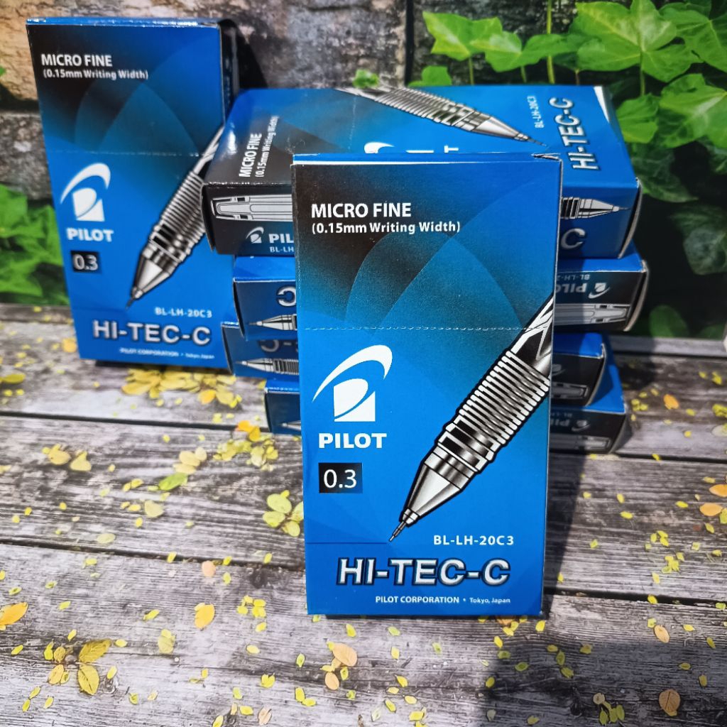 

1 Pack /Per Lusin {12 Pcs} Hi-Tec c 0,3 Hitam / Bolpoin Hitec C / Polpen Hitec C 0,3