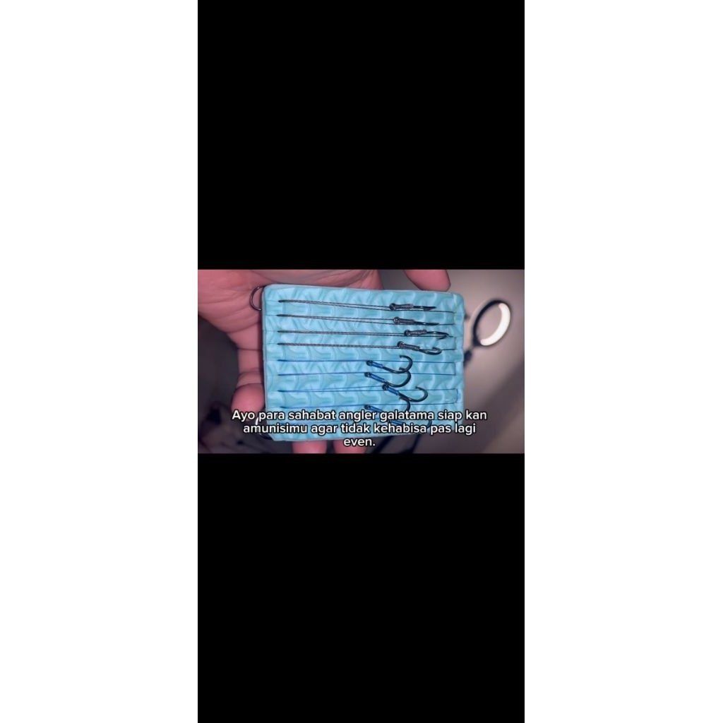 rangkaian kail ukuran galatama lele