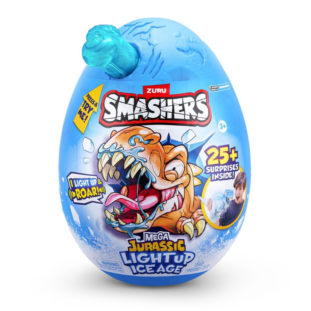 Zuru smashers dino ice age light up Mega egg 25+ original
