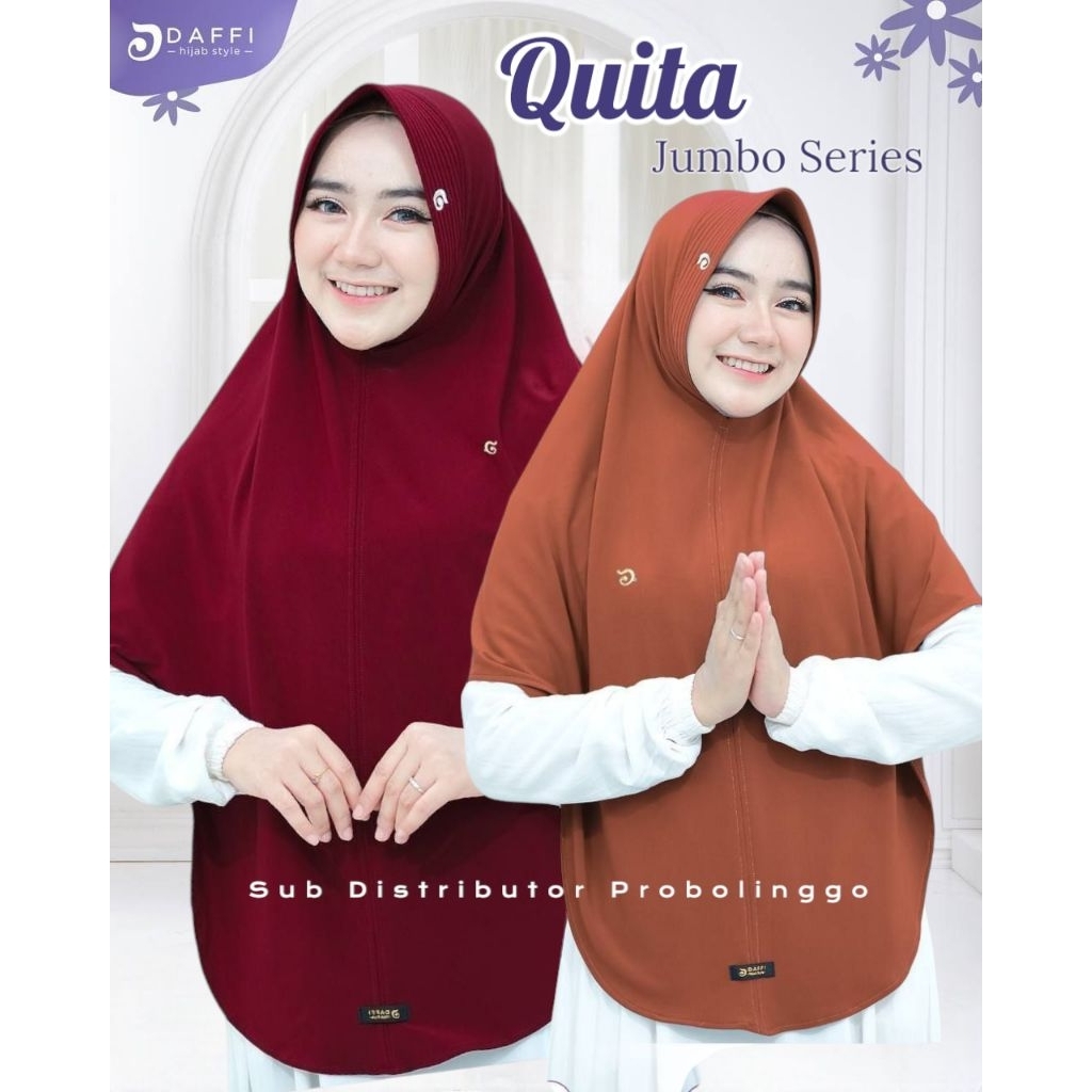 DAFFI HIJAB BERGO JUMBO QUITA