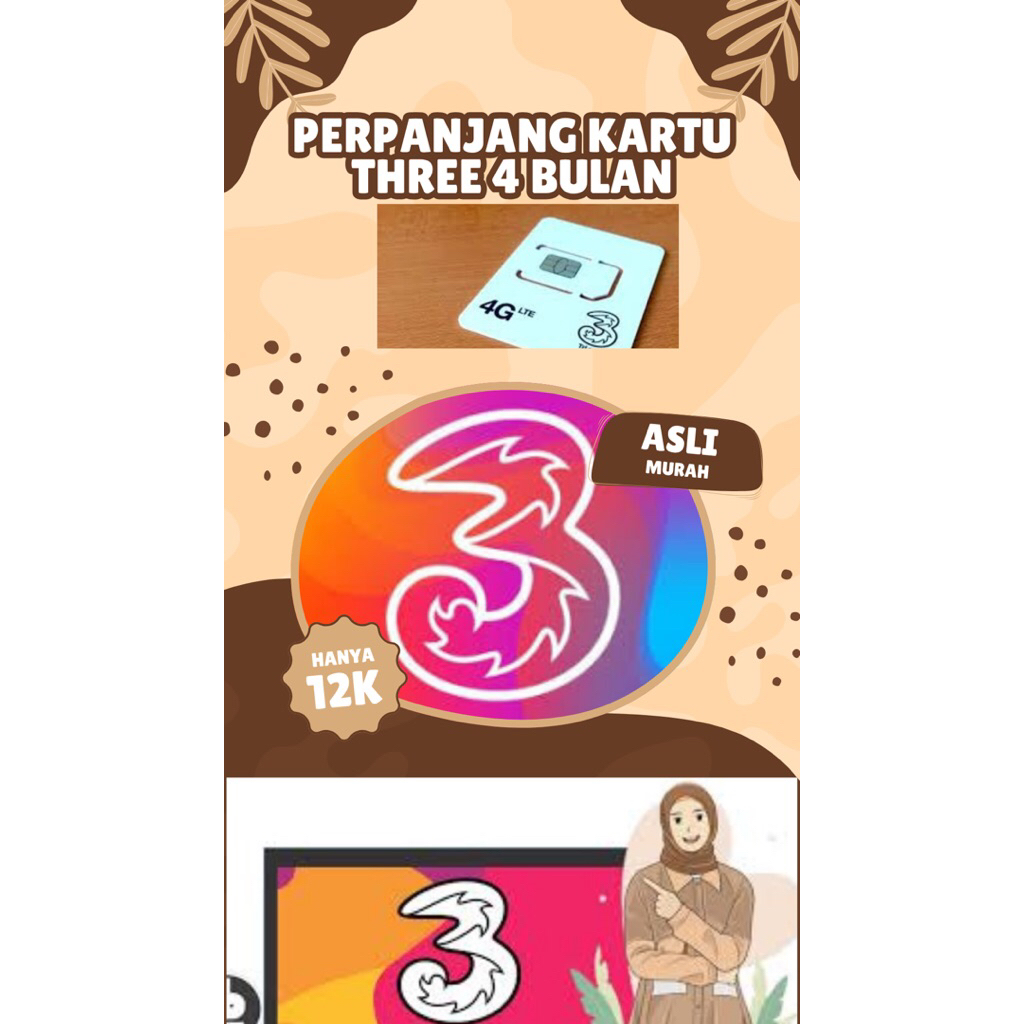 PERPANJANG MASA AKTIF  KARTU THREE TERPERCAYA