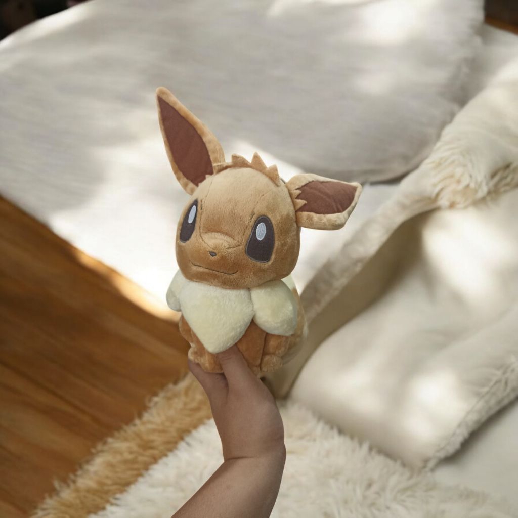 Boneka Pokemon Plush Eevee I Love Eevee Banpresto