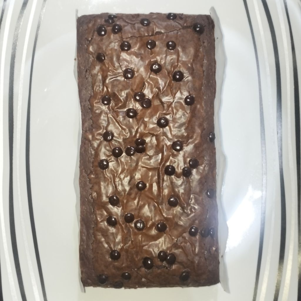 

fudgy brownies 10x20 (less sugar request)