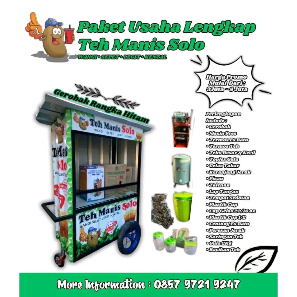 

Paket Usaha Es Teh Manis Solo