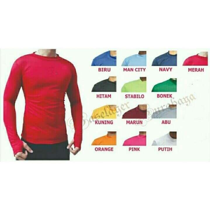 MANSET BASELAYER THUMBHOLE BIG SIZE XXL