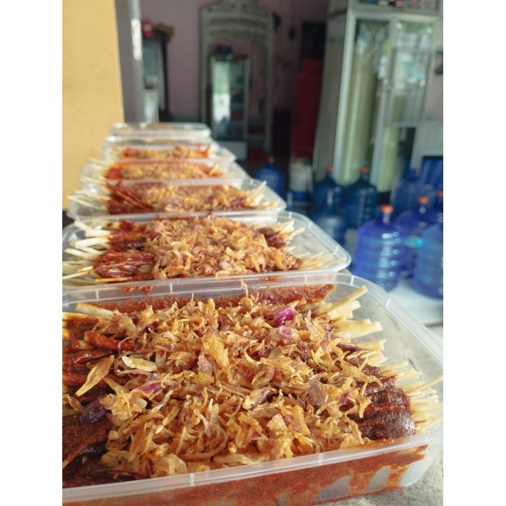 

[TOPPING BAWANG GORENG RENYAH]BERKUALITAS Mie lidi Kemasan Box Bumbu Kering dan Basah