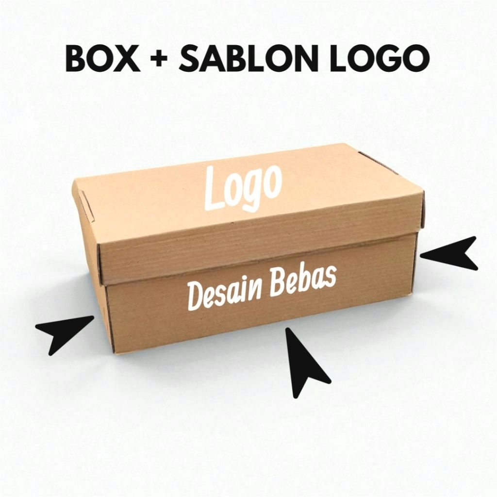 

Kardus + Sablon Logo | Brand Toko Anda sendiri